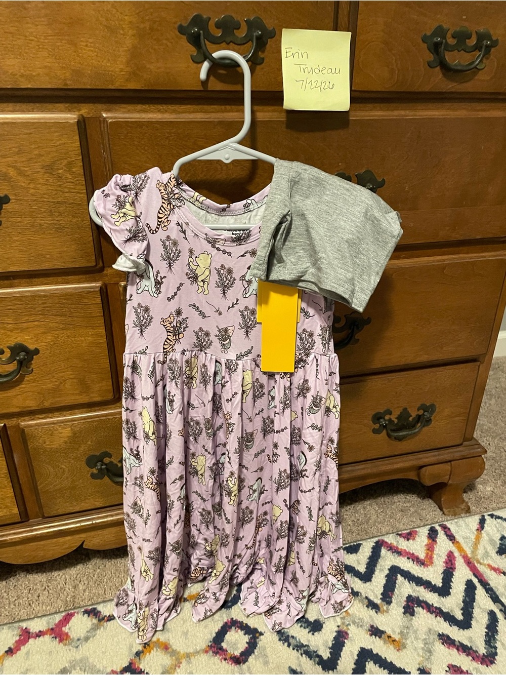 Junebug Bamboo Classic Winnie the Pooh Twirl and Shorts